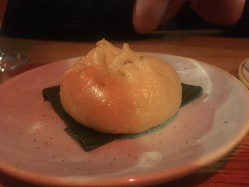 Mushroom and miso bao, Edit on Cheltenham Road, Bristol